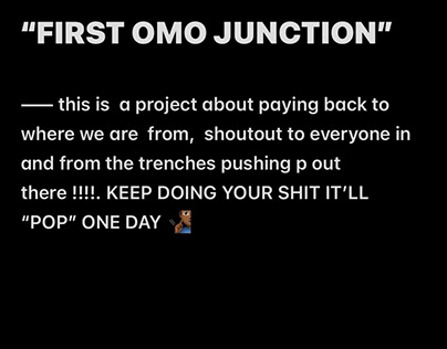 First Omo Junction