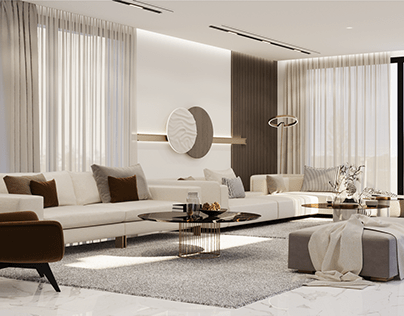 LIVING ROOM - Contemporary Interior Design