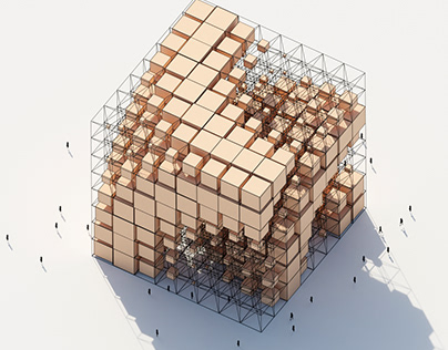 //39 Rubiks Pavillion Grasshopper Parametric tutorial