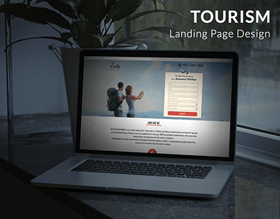 Excite Tourism Landing Page