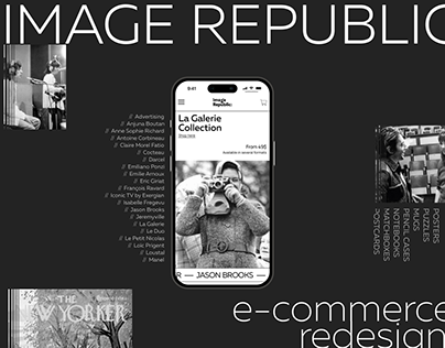 Image Republic - E-commerce | Redesign