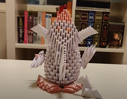 Origami Ganpati (Lord Ganesha)