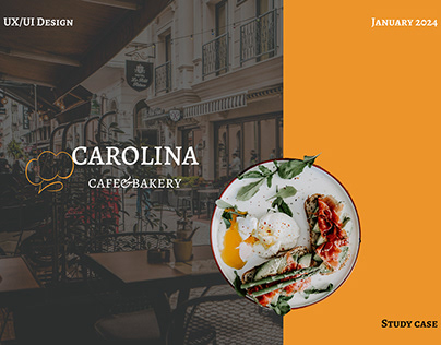 Redesign website cafe Carolina