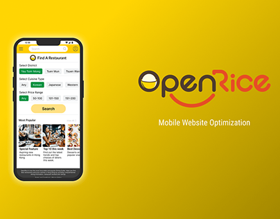 Project thumbnail - OpenRice Mobile Website Optimization