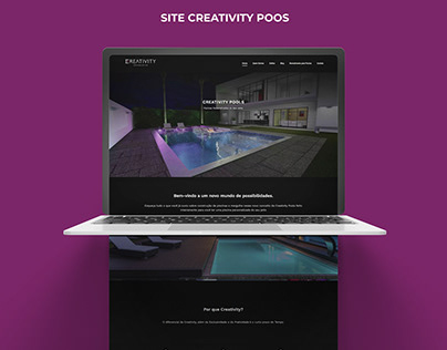 Site de Piscina Personalizada Creativity Pools