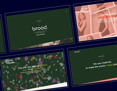 Brood – website design and development