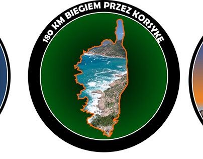logo biegu przez Korsykę