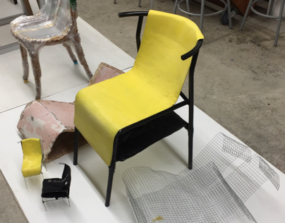 Fiberglass Chair top project