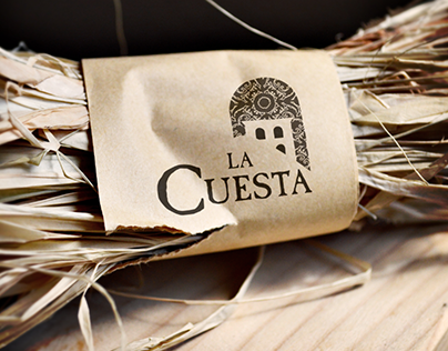 Flexibility of "La Cuesta" logo on different substrata