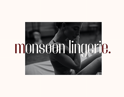 monsoon lingerie - website design