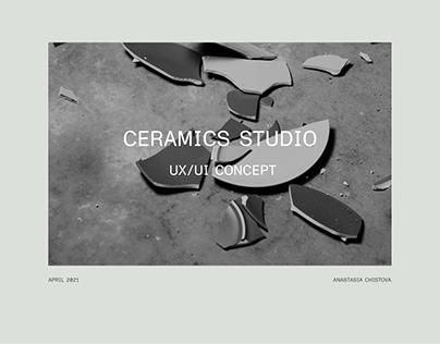 Ceramics Studio UX/UI Concept