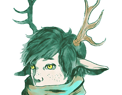 Faun Character Design with Process Video