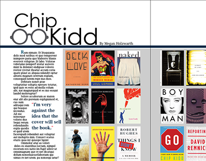 Chip Kidd Magazine Project