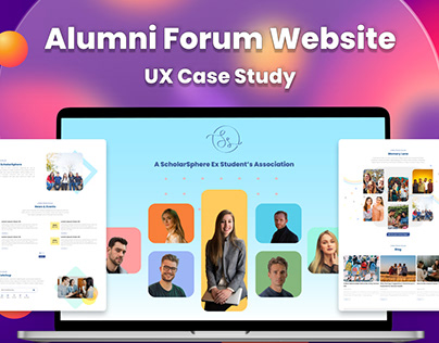 Alumni Forum Website (UX Case Study)