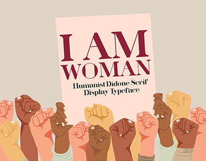 I Am Woman | Modern Didone Serif