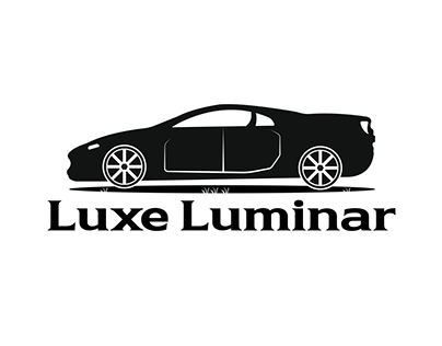 Luxe Luminar car logo design