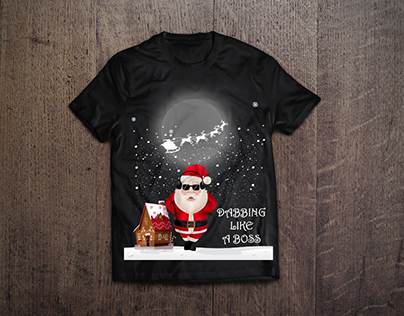 Santa Clause T-shirt Design