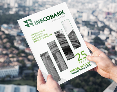 INECOBANK - Annual Report concept and layout design