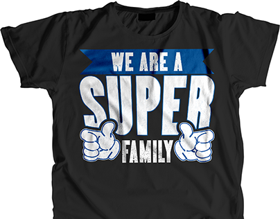 super family t shirt design