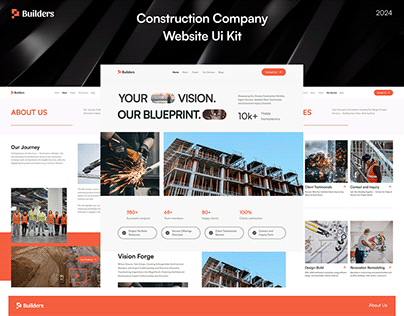 Real Estate Construction Company website design