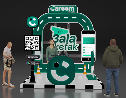 Careem by uber activation booth
