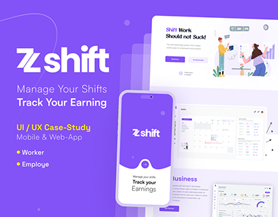ZShift - Mobile & WebApp Case Study