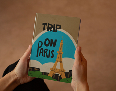 Book cover of a tour in Paris