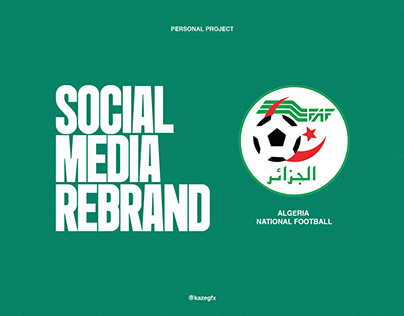 ALGERIA FOOTBALL SOCIAL MEDIA REBARAND