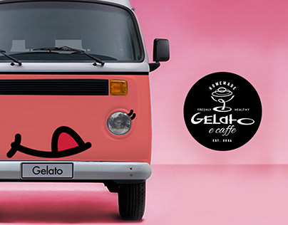 Gelato Food Truck - Vehicle Wrap Design