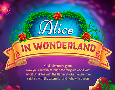 Alice in Wonderland - Game UI design