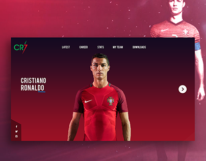 Cristiano Ronaldo : Web Design
