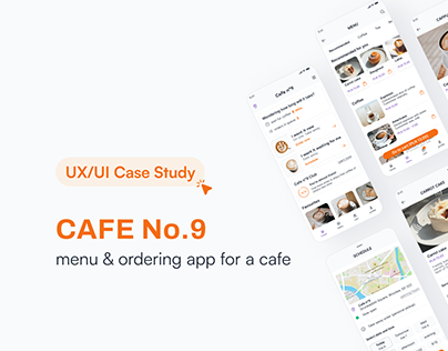 Coffe Shop App UX UI Case study