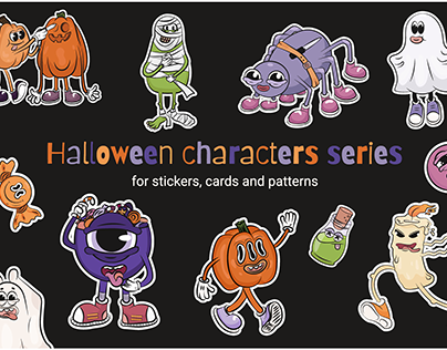 Project thumbnail - Halloween characters series