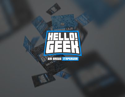 Hello! Geek Store Identidade Visual
