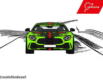 Create The Beast - nurburgring AMG GTR design challenge