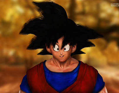 Untooned Goku
