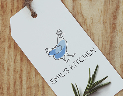 Emil's Kitchen - Logo and Catalog Brochure
