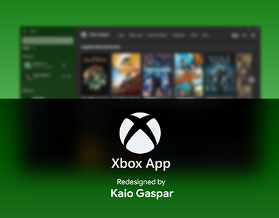Redesign Xbox App - Fluent Design