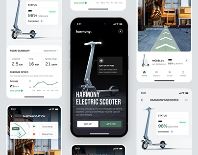 Harmony - Electric Scooter Mobile App