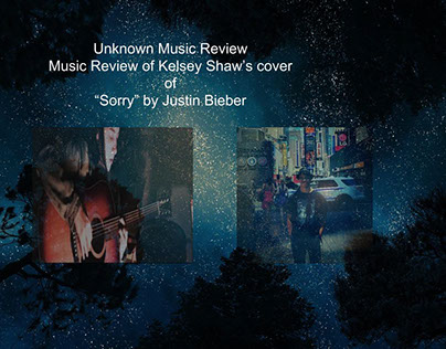 Kelsey Shaw "Sorry" Cover by Justin Bieber Music Review