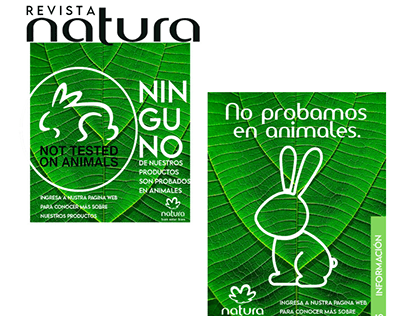 Diseño de revista marca Natura