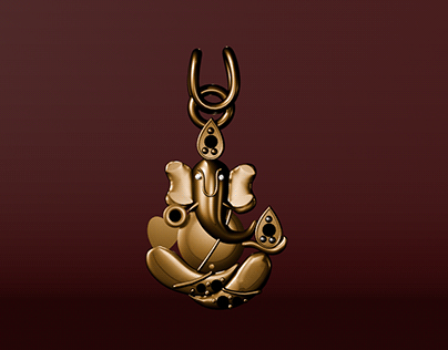 Ganesha Pendant Design