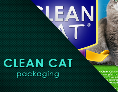 Clean Cat - Cat litter packaging