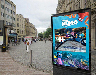 Releitura Poster Procurando Nemo