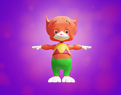 Mousey Character 3d Model
