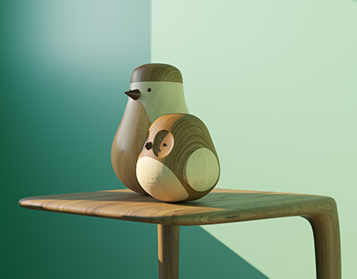 TOBY | Wood and Pupple Design