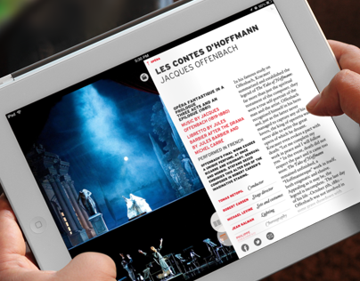 Opéra de Paris, Season's booklet - iPad