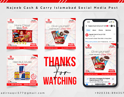 Najeeb Cash & Carry Islamabad Social Media Post