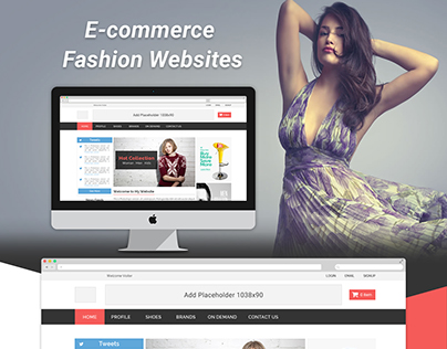 E comm Fashion Website Design ...