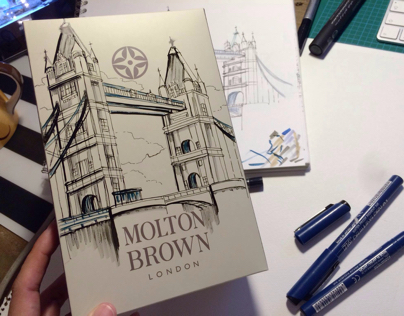 Molton Brown London drawing session